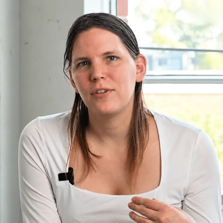 Angie Simmons, founder of Hashtag.AI, talking about AI Pathfinder