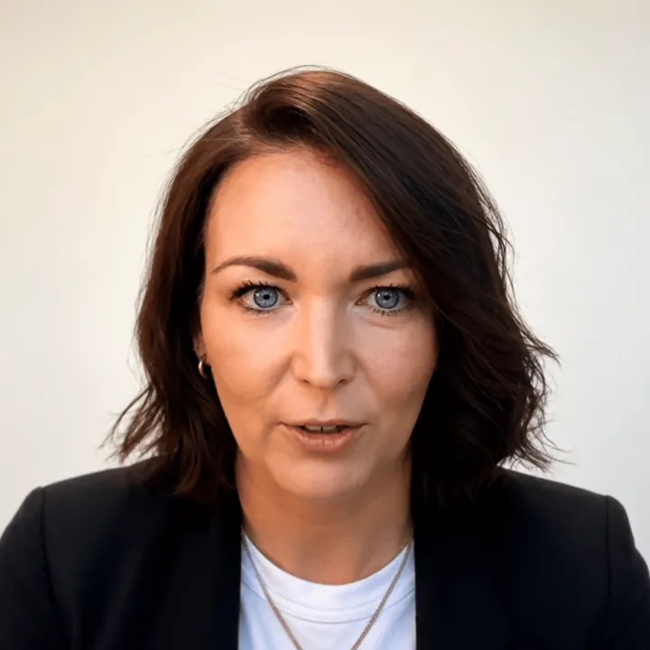 Emily Hendley, founder of Knowsey, talking about AI Pathfinder