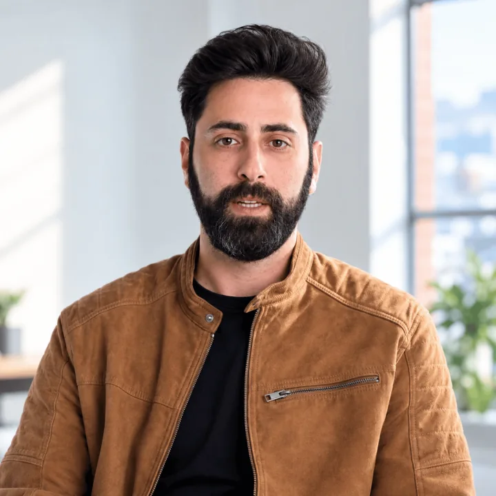 Yavuz Uragun, founder of urauto.ai, talking about AI Pathfinder